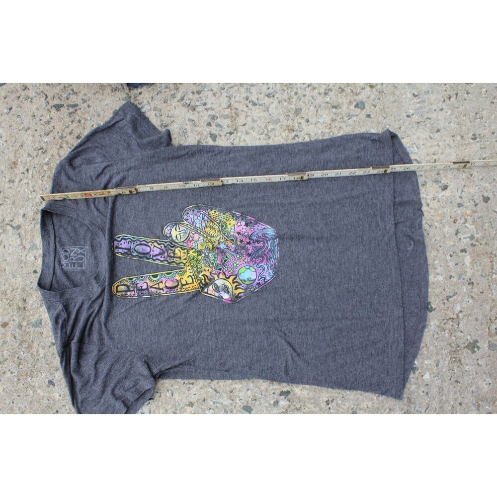 Lot Of 4 M/L Womens Hippie Peace Love Elephant Mother Earth Shirts Modern Lux - Picture 15 of 16